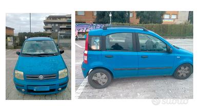 Fiat Panda usata, azzurra, benzina