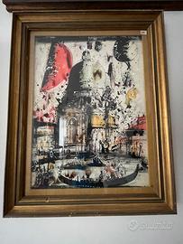 Originale  litografiaPicinni momto grande Venezia