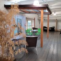 Portico con copertura in  policarbonato