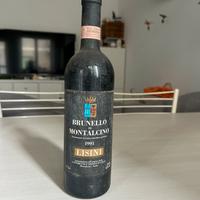 Vino Brunello di Montalcino LISINI -1991. Rarità