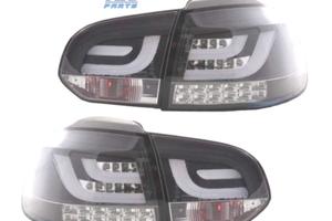 FANALI VOLKSWAGEN VW GOLF 6 08-12 A LED FONDO NERO