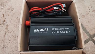 Inverter 12/220v batteria auto USB 