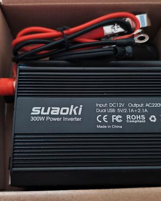 Inverter 12/220v batteria auto USB 