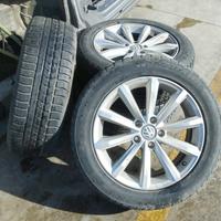4 CERCHI e Gomme 17 pollici vw golf 7 PASSAT origi