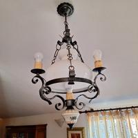 lampadario  rustico 