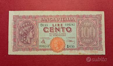 100 lire Italia Turrita D133 030242