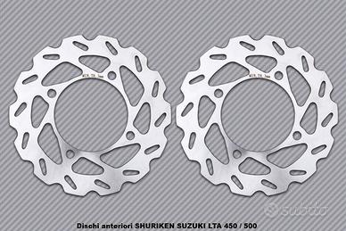 Dischi anteriori SHURIKEN SUZUKI LTA 450 / 500