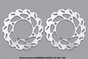 Dischi anteriori SHURIKEN SUZUKI LTA 450 / 500