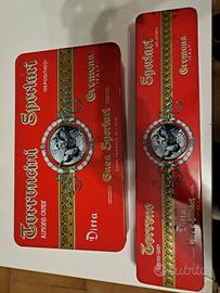 2 scatole latta sperlari vintage 