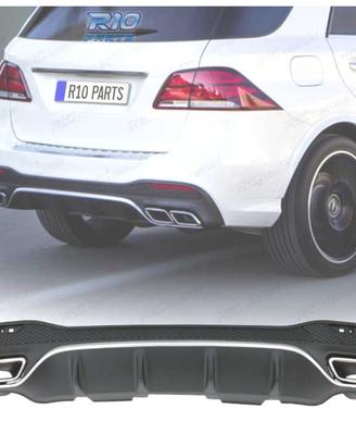 DIFFUSORE MERCEDES GLE W166 15-19 LOOK AMG GLE63 +