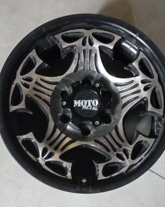 cerchi in lega 17" moto metal chevrolet + altri