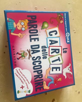 Gioco di carte ‘Le parole da scoprire (Gribaudo)