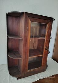 Vetrinetta di legno vintage