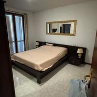 Matrimoniale con comodini assemblati