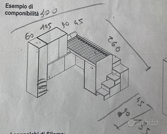 Cameretta due posti letto