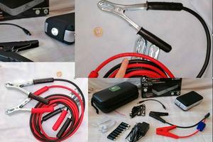 Booster avvia batteria + cavi rianimazione