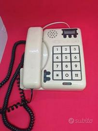 Telefono fisso sip Yuppie brondi anni '80 Giugiaro