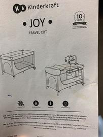 Lettino pieghevole KinderKraft bambino