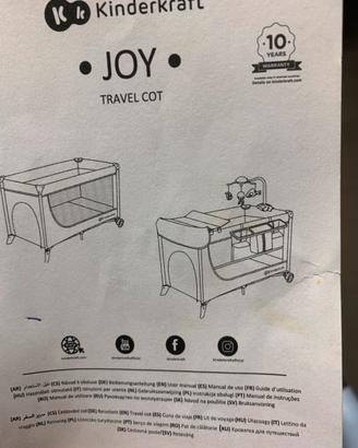 Lettino pieghevole KinderKraft bambino