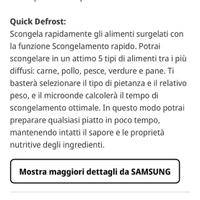 Microonde grill samusung  nuovo