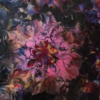 fiore dipinto su tela