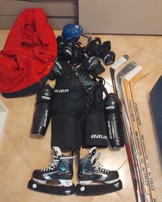 attrezzatura hockey completa Senior 