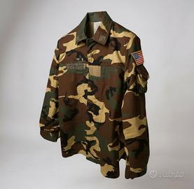 Giacca Mimetica Woodland Vintage