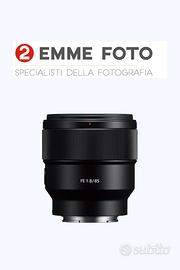 SONY SEL FE 85 mm F1,8 - IN PROMOZIONE
