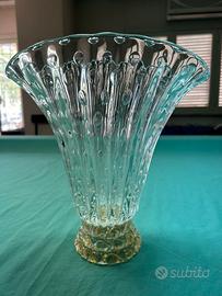 Vaso in vetro di murano ( barovier e toso)