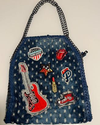 Borsa vintage jeans anni ‘80 unica nel suo genere