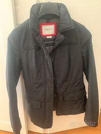 Giacca nera sfiancata