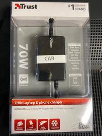 Caricatore auto camper x laptop cellulare nuovo