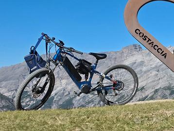 Mtb elettrica 120 nm sella telescopica