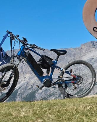 Mtb elettrica 120 nm sella telescopica
