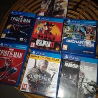 7 Giochi PlayStation 4 selezione top in blocco