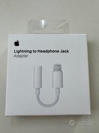 Lightning to headphone Jack originale apple