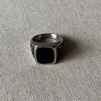 Anello acciaio uomo