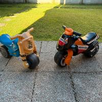 Trattore + rimorchio e 2 motorette