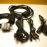 6 CAVI DI ALIMENTAZIONE PER PC E STAMPANTI