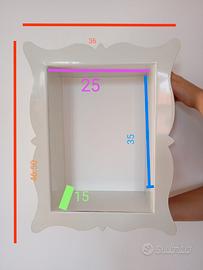 mensola/libreria/luce