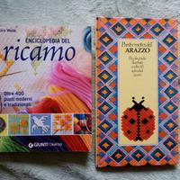 2 Libri tutorial ricamo e arazzo