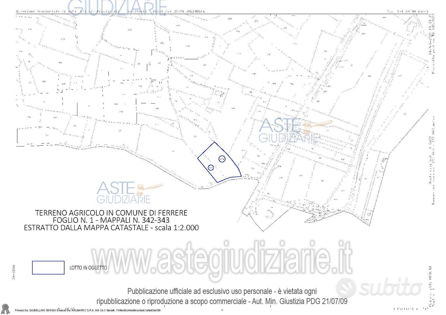 Terreno Agricolo Ferrere [A4342978] - Vista 5