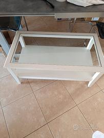 tavolino con vetro