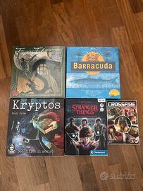 Set di 5 giochi da tavolo