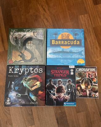 Set di 5 giochi da tavolo