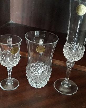 Bicchieri cristal d' Arques