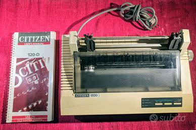 Stampante vintage CITIZEN 120D per Amiga e altri