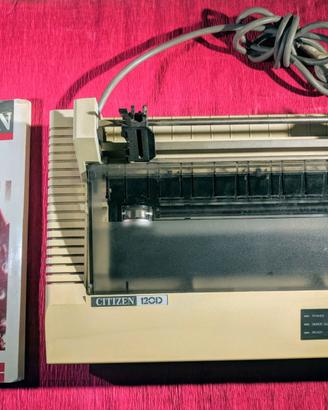 Stampante vintage CITIZEN 120D per Amiga e altri