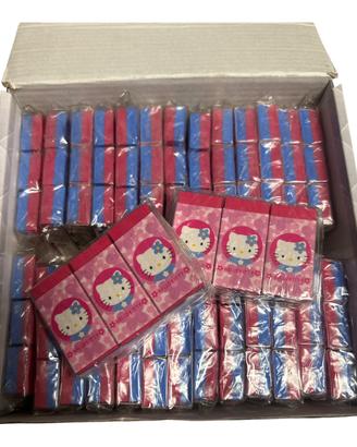 Lotto 28 confezioni gomme hello kitty sanrio vinta