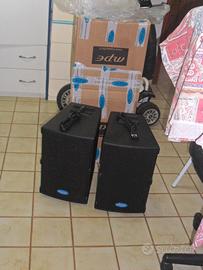 CASSE AUDIO -MPE GO 8 -WATT 1000 RMS- SEMINUOVE